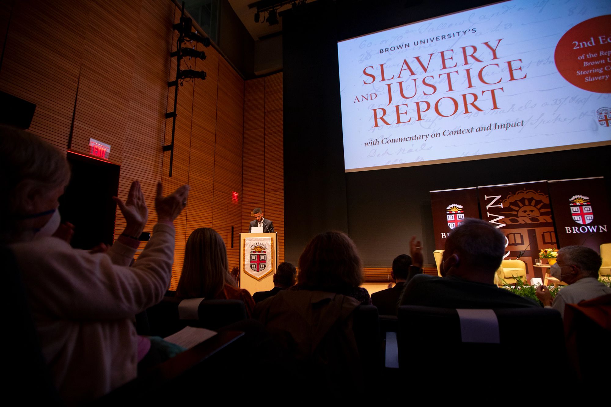 Release event for the second edition of Brown's Slavery and Justice report. 